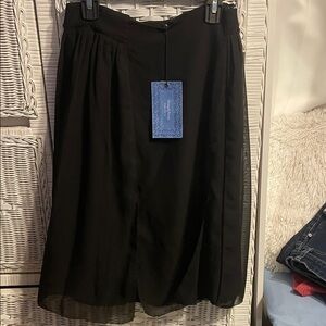 Simply Vera Vera Wang Black A-Line Skirt
